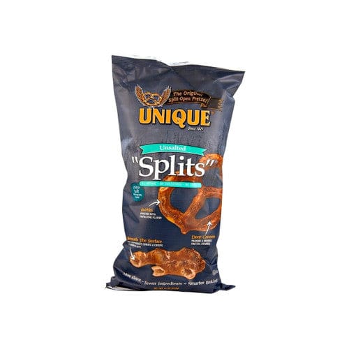 Unique Unsalted Pretzel Splits® 11oz (Case of 12) - Snacks/Bulk Snacks - Unique