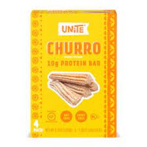 UNITE: Bar Protein Churro 4Pc 6.36 OZ (Pack of 2) - UNITE