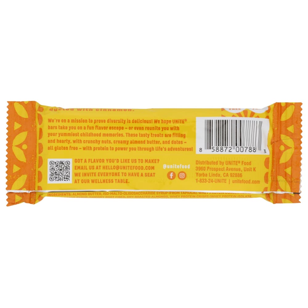 UNITE: Gluten Free Churro Protein Bar 1.59 oz - Grocery > Breakfast > Breakfast Foods - UNITE