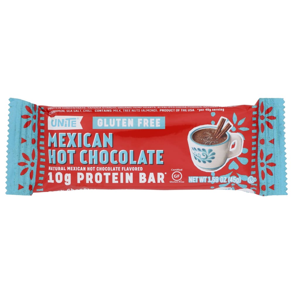 UNITE: Mexican Hot Choco Protein Bar 1.59 oz - Grocery > Breakfast > Breakfast Foods - UNITE