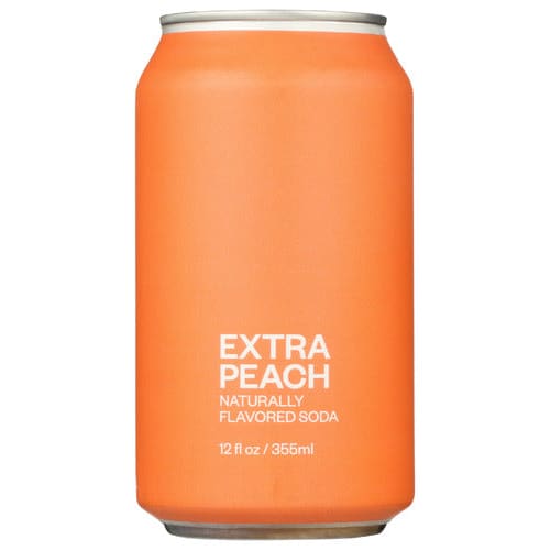 UNITED SODAS OF AMERICA: Soda Extra Peach 12 FO (Pack of 6) - Grocery > Beverages > Sodas - UNITED SODAS OF AMERICA