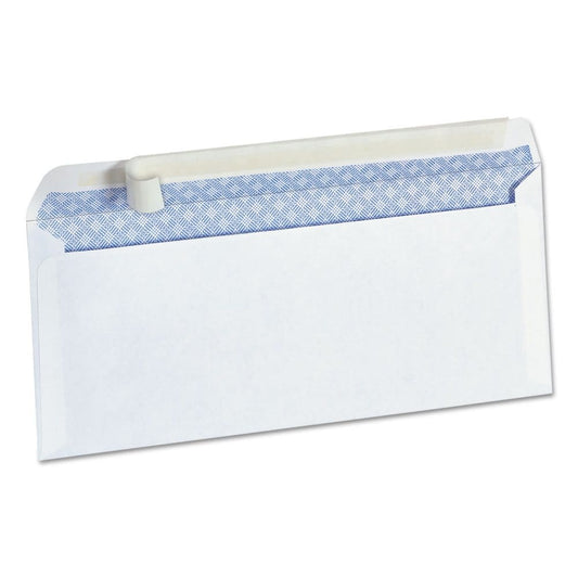 Universal Peel Seal Strip Security Envelope #10 4 1/8 x 9 1/2 White 100/Box (Pack of 2) - Writing Pads Notebooks & Envelopes - Universal