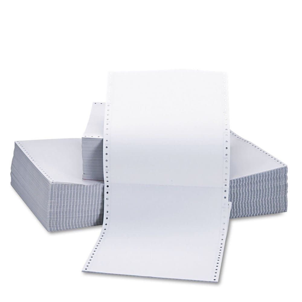 Universal® Two-Part Carbonless Paper 15lb 9-1/2 x 11 Perforated White 1650 Sheets - Computer & Carbonless Paper - Universal®