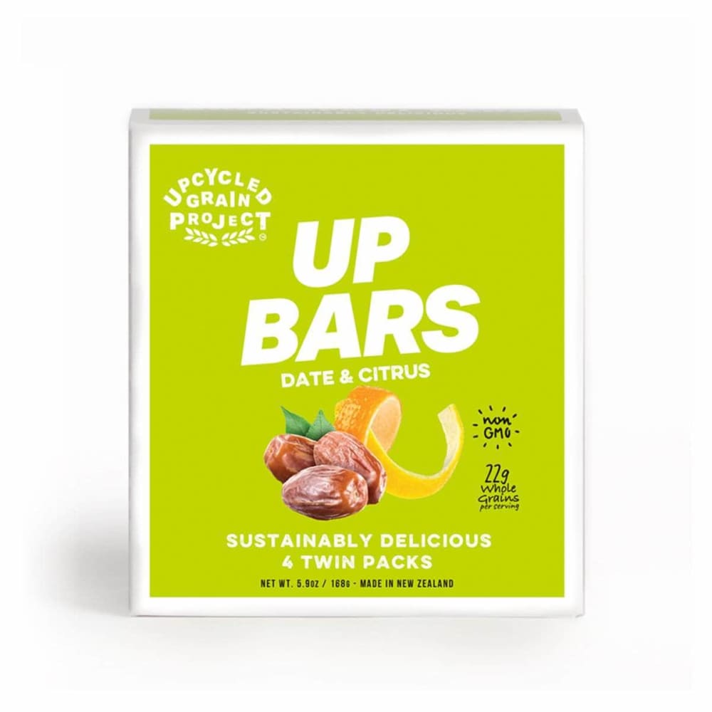 UPCYCLED GRAIN PROJECT Upcycle Grain Project Bars Date And Citrus 4Ct, 5.9 Oz
