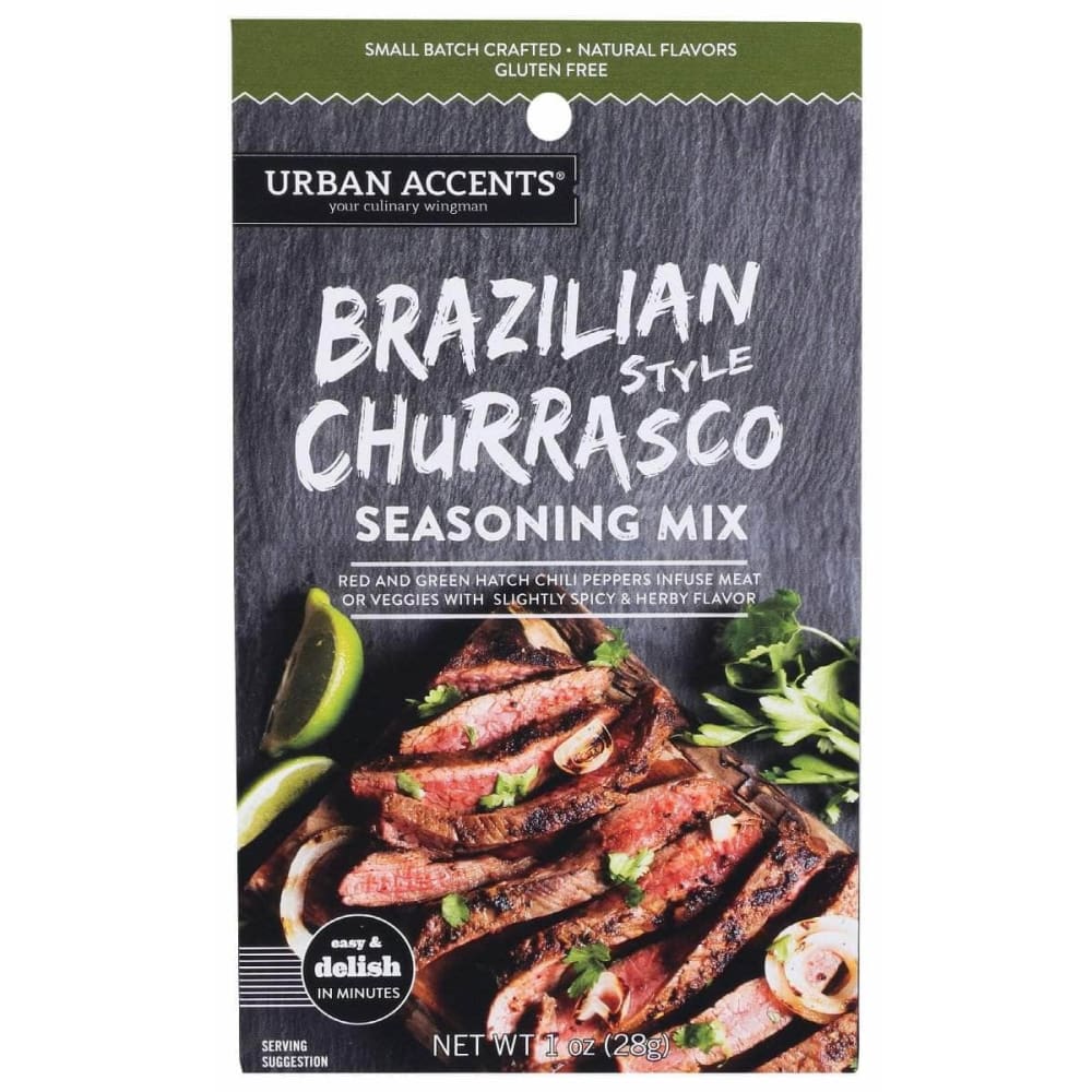 URBAN ACCENTS Urban Accents Brazilian Churrasco Seasoning, 1 Oz