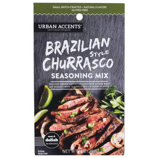 URBAN ACCENTS Urban Accents Brazilian Churrasco Seasoning, 1 Oz