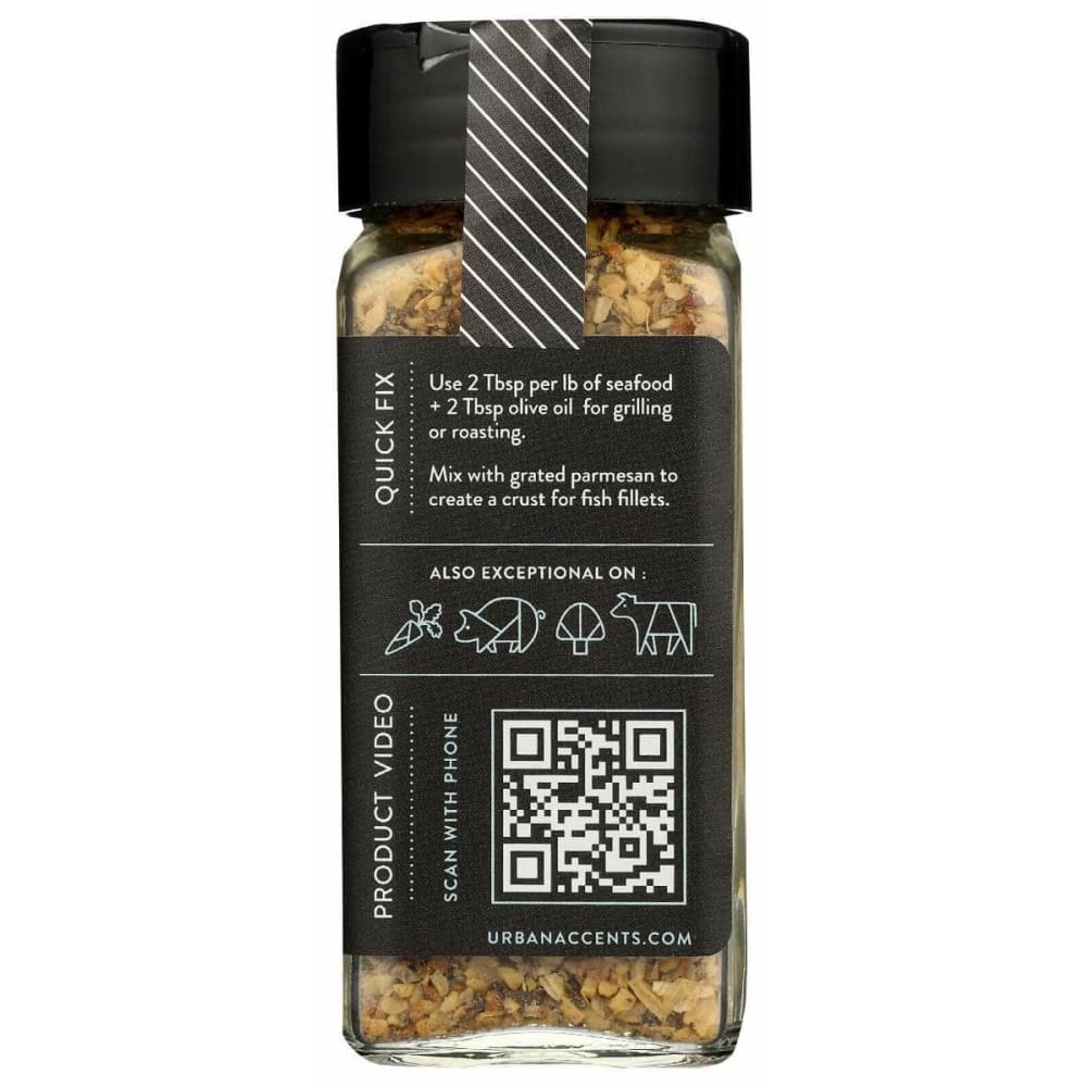 URBAN ACCENTS Urban Accents Peppery Citrus Everything Fish Rub, 2.4 Oz