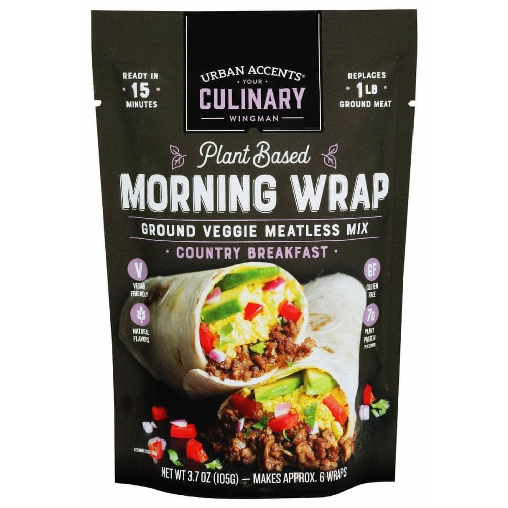 URBAN ACCENTS Grocery > Cooking & Baking > Seasonings URBAN ACCENTS Plant Based Morning Wrap, 3.6 oz