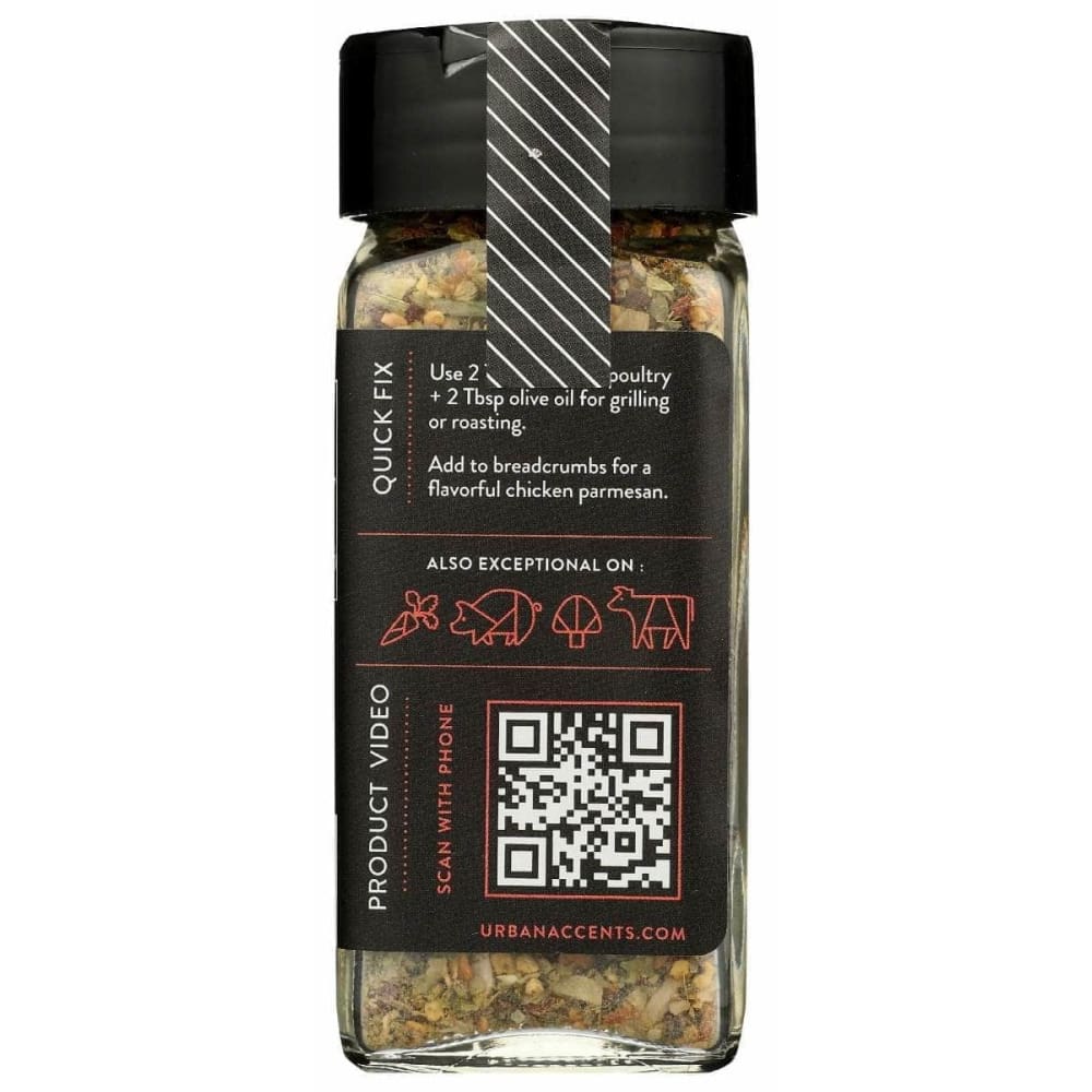 URBAN ACCENTS Urban Accents Rustic Italian Everything Poultry Rub, 2.2 Oz