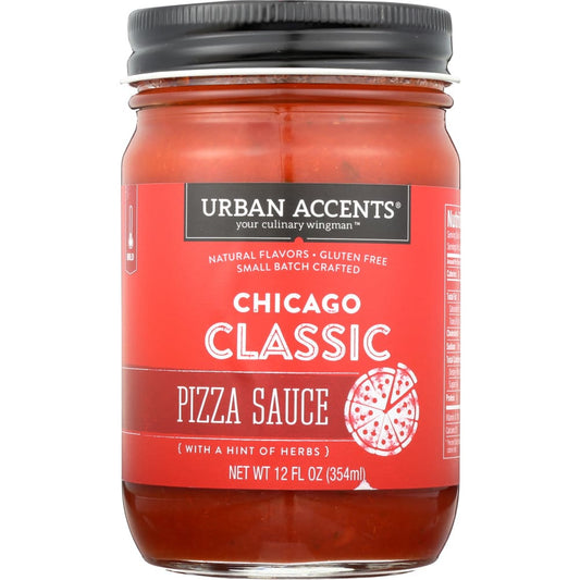 URBAN ACCENTS: Sauce Pizza Chicago Classic 12 oz (Pack of 4) - Grocery > Natural Snacks > Snacks > SS PIZZA SAUCE - URBAN ACCENTS