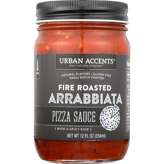 URBAN ACCENTS: Sauce Pizza Roasted Arrabbiata 12 oz (Pack of 4) - Grocery > Natural Snacks > Snacks > SS PIZZA SAUCE - URBAN ACCENTS