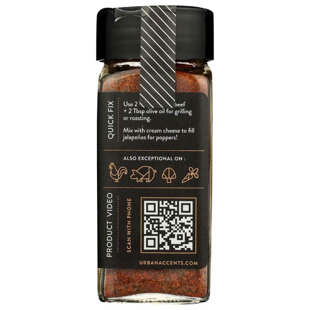 URBAN ACCENTS Urban Accents Smoky Poblano Everything Beef Rub, 2 Oz
