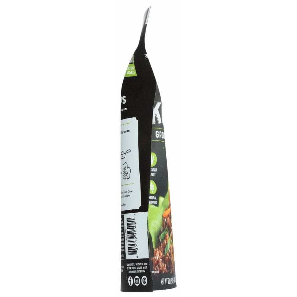 URBAN ACCENTS Grocery > Cooking & Baking > Seasonings URBAN ACCENTS Sweet Black Garlic Plant Based Korean Bbq Ground Veggie Meatless Mix, 3.6 oz