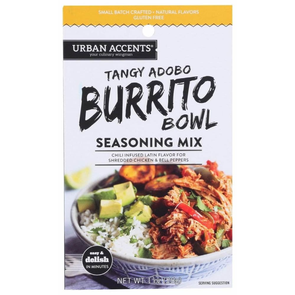 URBAN ACCENTS Urban Accents Tangy Adobo Burrito Bowl Seasoning Mix, 1 Oz