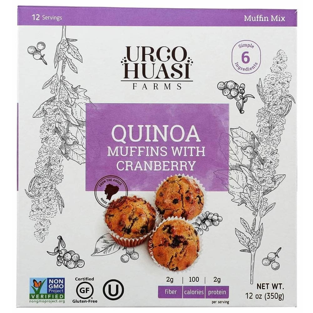 URCOHUASI FARMS Urcohuasi Farms Muffin Quinoa Cranberry, 12 Oz