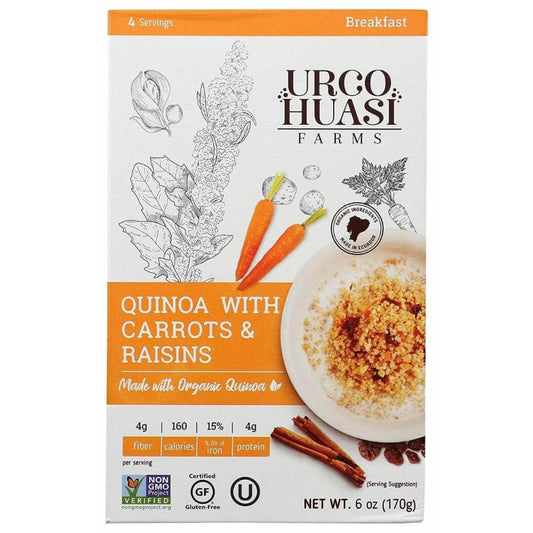 URCOHUASI FARMS Urcohuasi Farms Quinoa Carrots And Raisn, 6 Oz