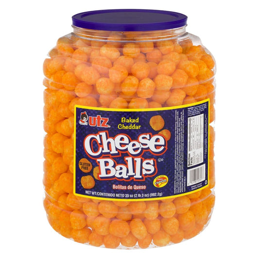 Utz UTZ Cheese Balls 35 oz. - Home/Grocery Household & Pet/Canned & Packaged Food/Snacks/Salty Snacks/ - Utz