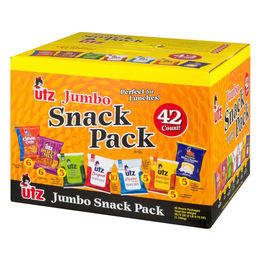 Utz Jumbo Snack Pack (1 oz. 42 ct.) - Chips - Utz