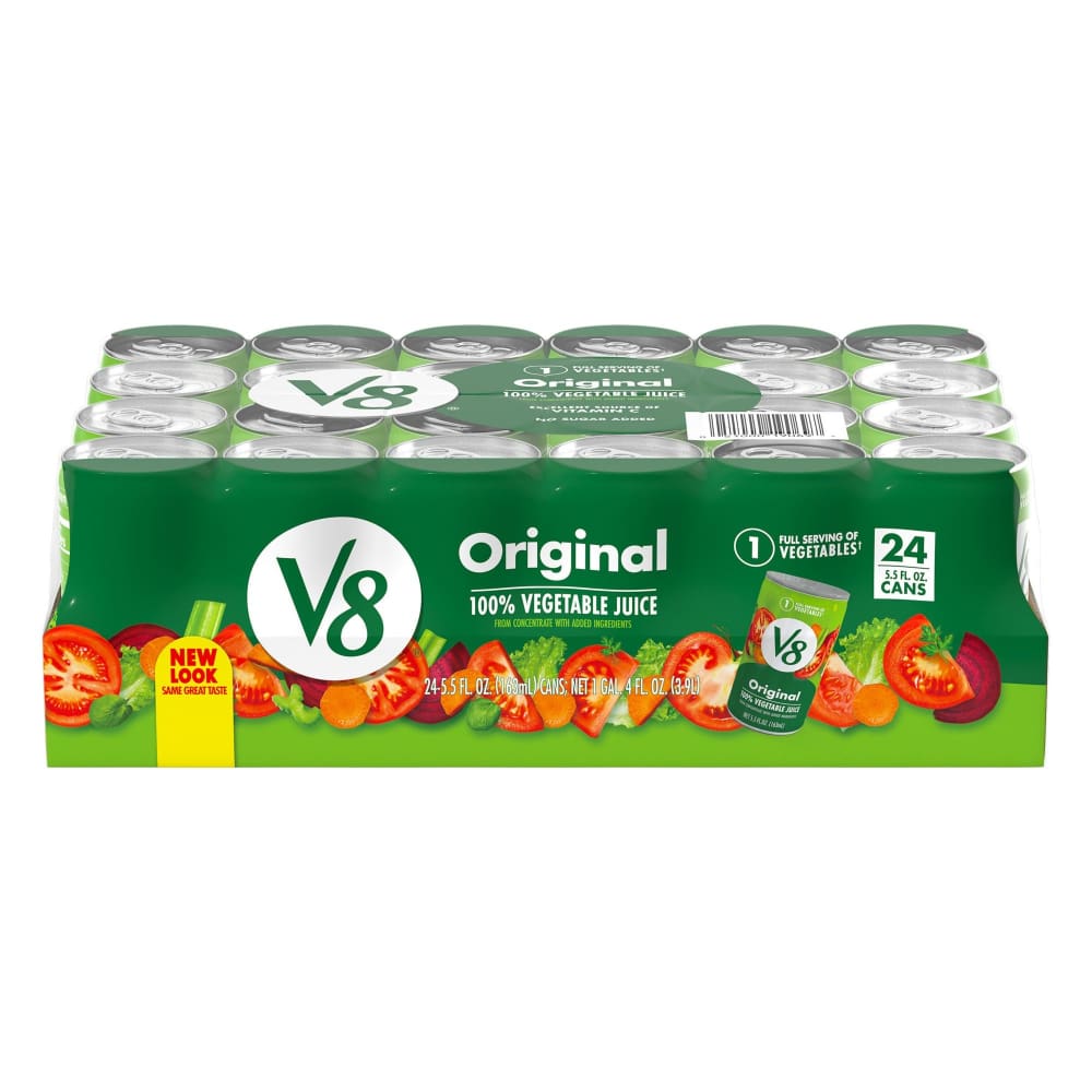 V8 Original 100% Vegetable Juice 24 pk./5.5 oz. - Home/Grocery Household & Pet/Beverages/Juice/ - V8