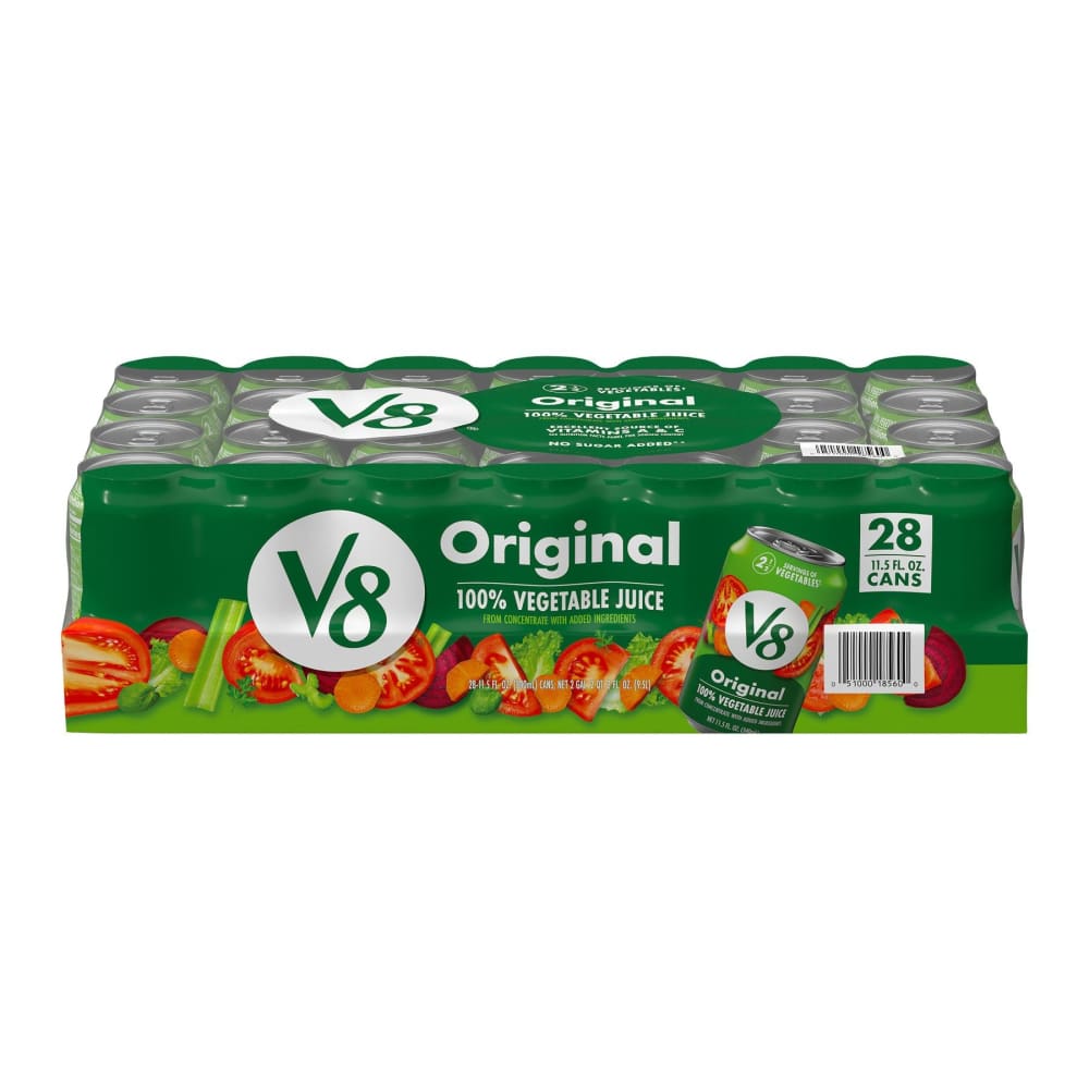 V8 Original 100% Vegetable Juice 28 pk./11.5 oz. - Home/Grocery Household & Pet/Beverages/Juice/ - Unbranded