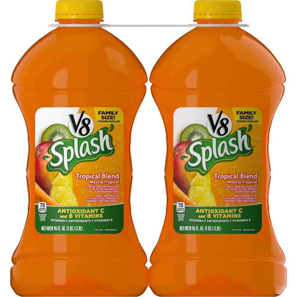 V8 Splash Tropical Fruit Blend Flavored Juice Beverage 2 pk./96 oz. - Home/Grocery Household & Pet/Beverages/Juice/ - Unbranded