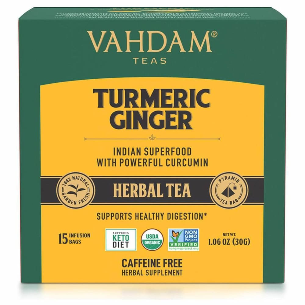 VAHDAM TEAS Vahdam Teas Tea Tumeric Ginger Hrbl, 1.06 Oz