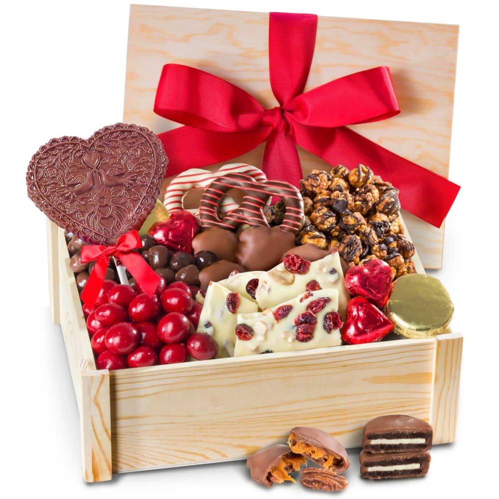 Valentine’s Day Deluxe Chocolate Gift Crate - Gifts $40+ - ShelHealth