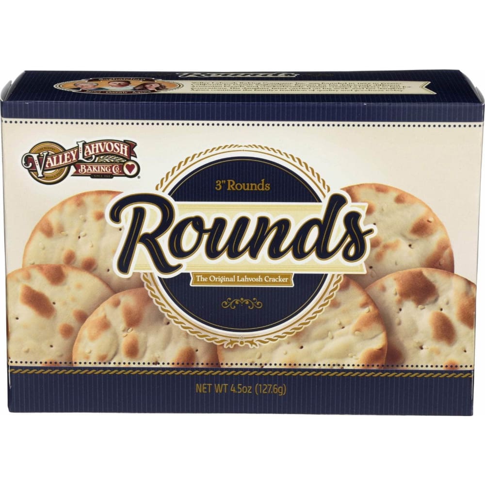 VALLEY LAHVOSH Grocery > Snacks > Crackers VALLEY LAHVOSH 3in Rounds Original Crackers, 4.5 oz