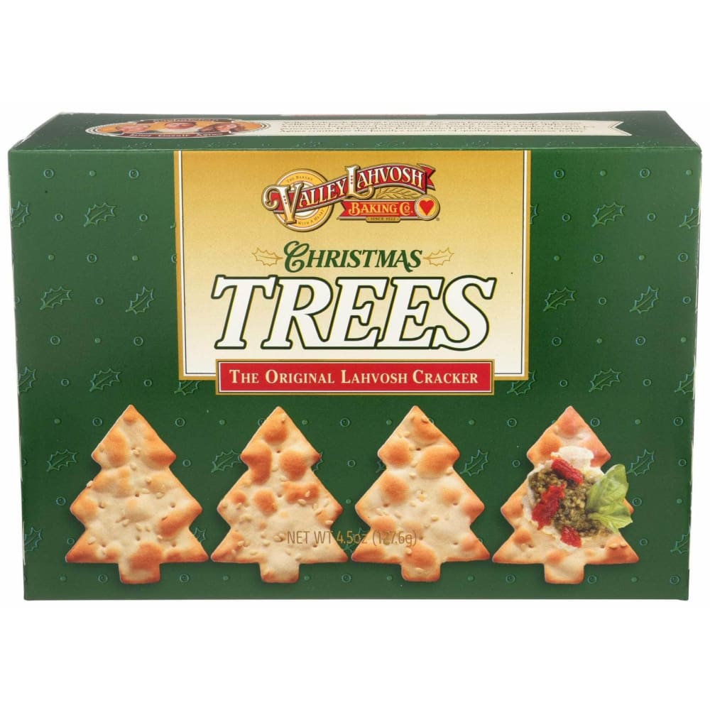 VALLEY LAHVOSH Grocery > Snacks > Crackers VALLEY LAHVOSH Christmas Trees, 4.5 oz