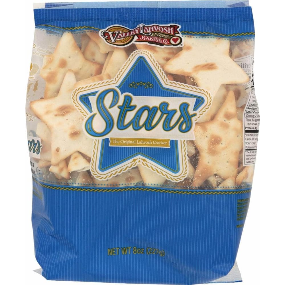 VALLEY LAHVOSH Grocery > Snacks > Crackers VALLEY LAHVOSH Stars Cracker Deli Bag, 8 oz