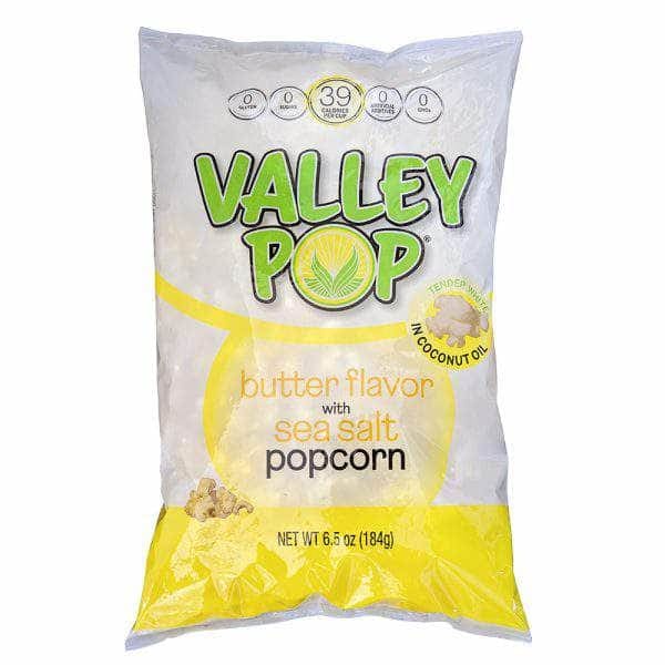 VALLEY POP Grocery > Natural Snacks > Popcorn VALLEY POP: Bag Of Yellow Popcorn, 6.5 oz