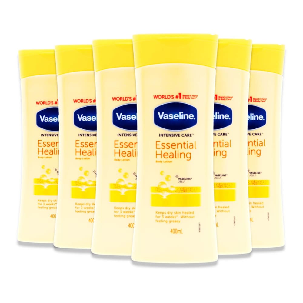 Vaseline Intensive Care Body Lotion Essential Healing- 400ml / 13.5 OZ - 6 Pack - Body Lotions & Oils - Vaseline