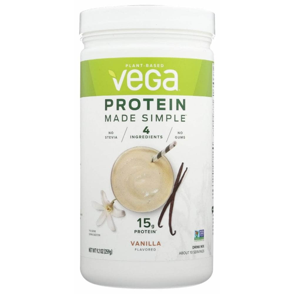 VEGA Vitamins & Supplements > Protein Supplements & Meal Replacements VEGA Made Simple Prtn Vanilla, 9.2 oz