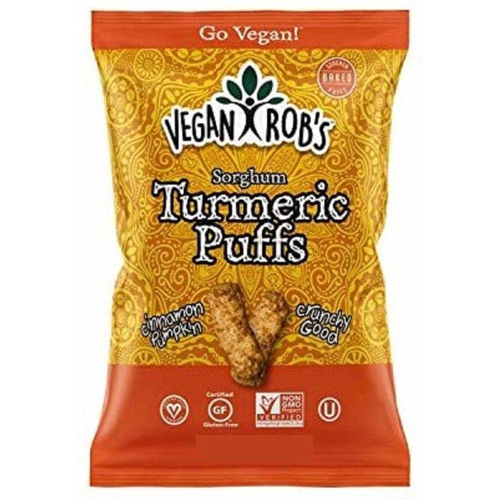 VEGAN ROB'S Vegan Rob'S Sorghum Turmeric Puffs, 1.25 Oz