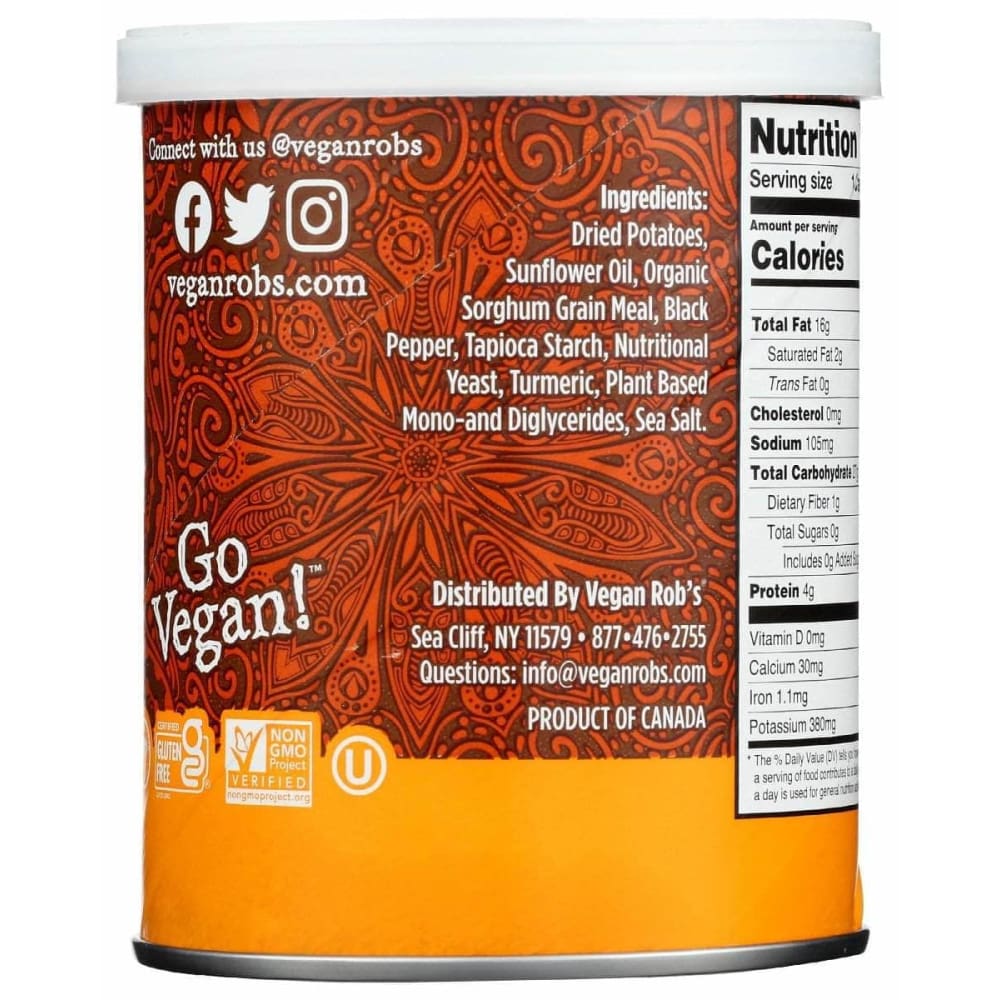 VEGANROBS Veganrobs Crisp Turmeric Pepper, 1.75 Oz