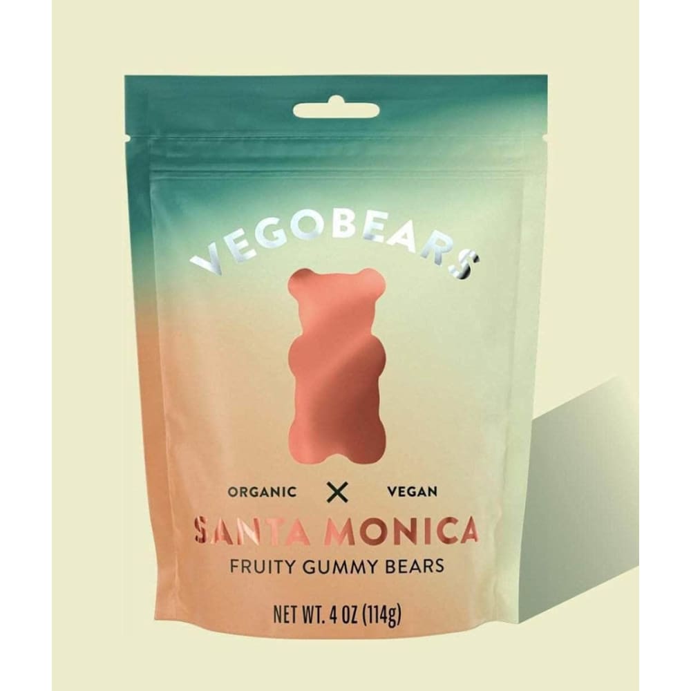 VEGOBEARS Vegobears Santa Monica Gummy Bears, 4 Oz
