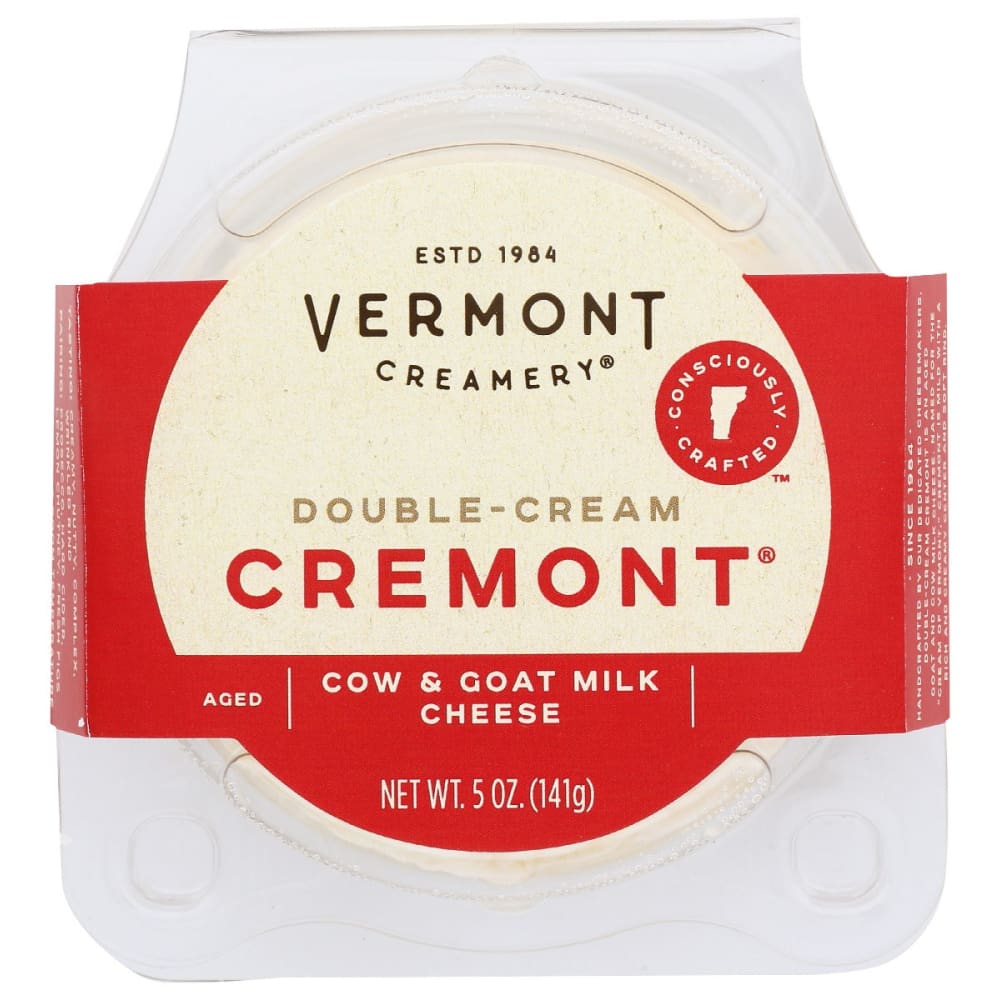 VERMONT CREAMERY: Double Cream Cheese Cremont 5 oz (Pack of 3) - VERMONT