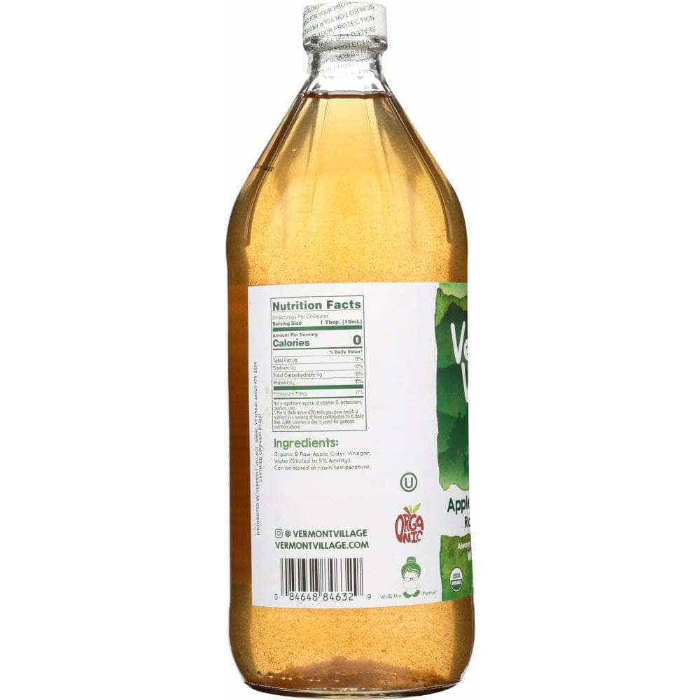 Vermont Village Vermont Village Raw & Organic Apple Cider Vinegar, 32 oz