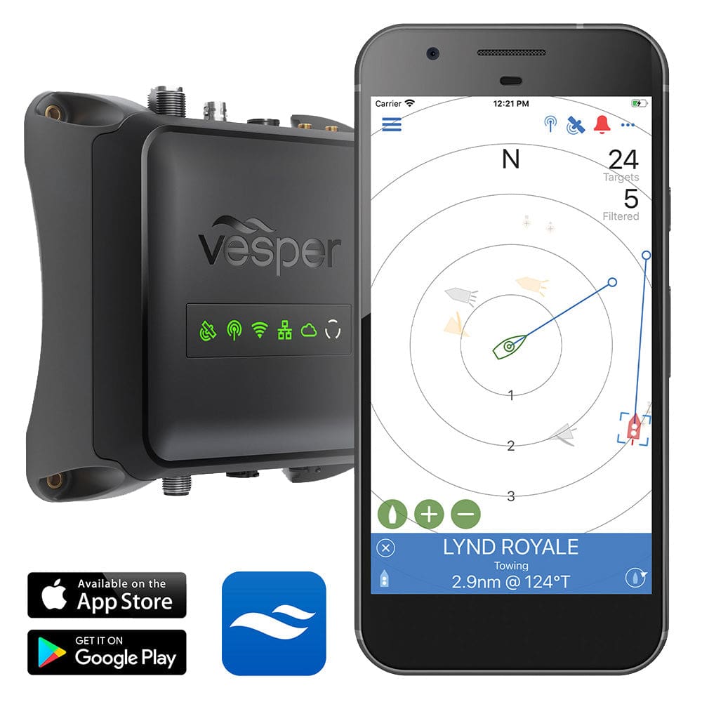 Vesper Cortex M1- Full Class B SOTDMA SmartAIS Transponder w/ Remote Vessel Monitoring - Only Works in North America - Marine Navigation &