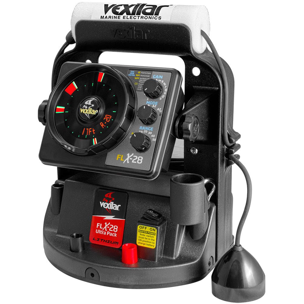 Vexilar Ultra Pack Combo w/ Lithium Ion Battery & Charger - Marine Navigation & Instruments | Ice Flashers - Vexilar