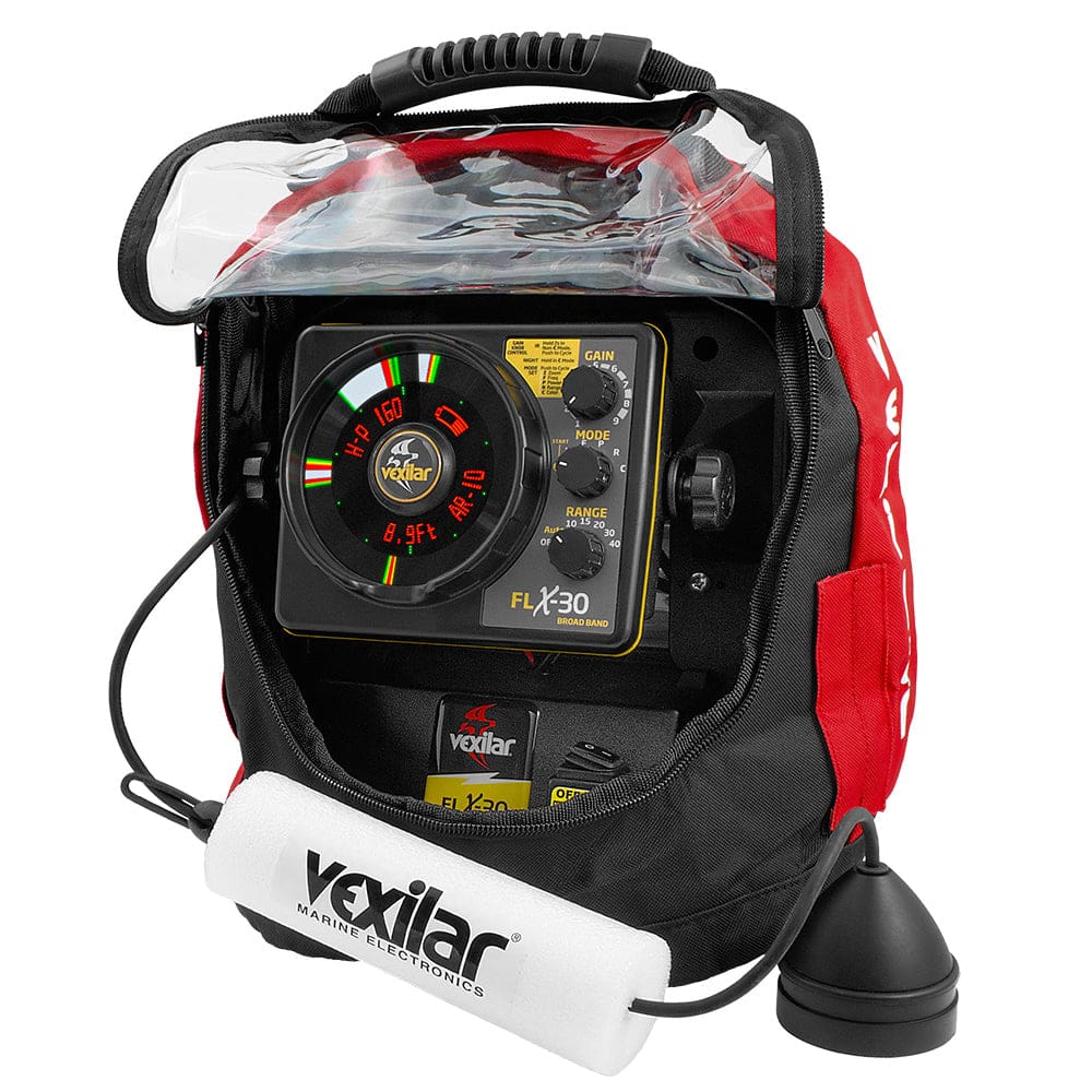 Vexilar UP30PV Ultra Pack Combo w/ Broadband Transducer Lithium Ion Battery & Charger - Marine Navigation & Instruments | Ice Flashers -