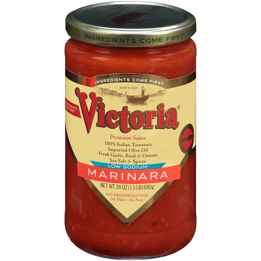 Victoria Victoria Low Sodium Marinara Sauce, 24 oz