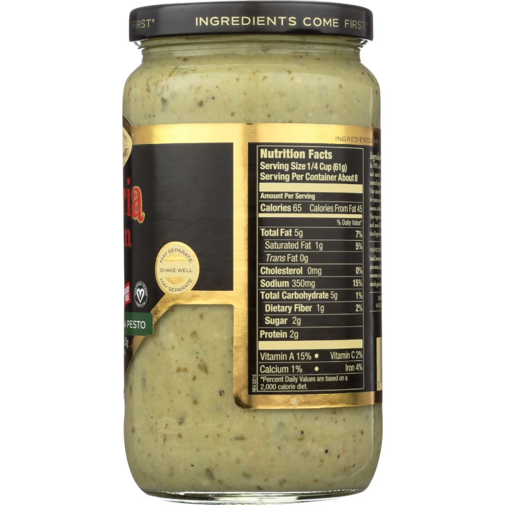 VICTORIA: Sauce Vegan Alfredo Angula Pesto 18 oz - Grocery > Pantry > Condiments - VICTORIA
