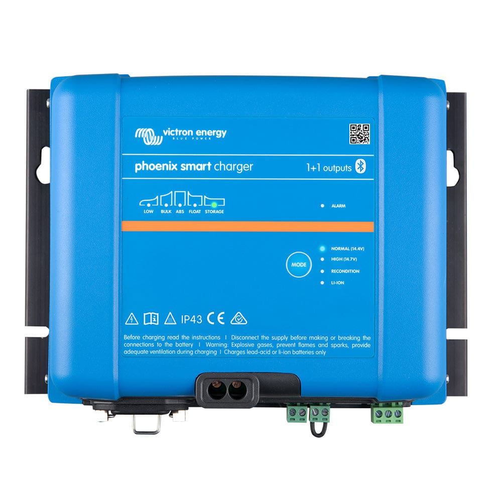 Victron Phoenix Smart IP43 Charger 24/ 25 (1+1) 120-240VAC Requires 5-15P Mains Cord - Electrical | Battery Chargers - Victron Energy