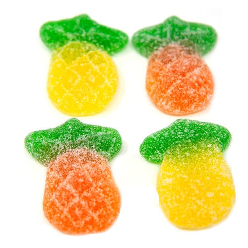 Vidal Gummi Sour Pineapples 2.2lb (Case of 12) - Candy/Gummy Candy - Vidal