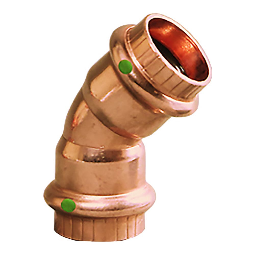 Viega ProPress 2 - 45° Copper Elbow - Double Press Connection - Smart Connect Technology - Marine Plumbing & Ventilation | Fittings - Viega