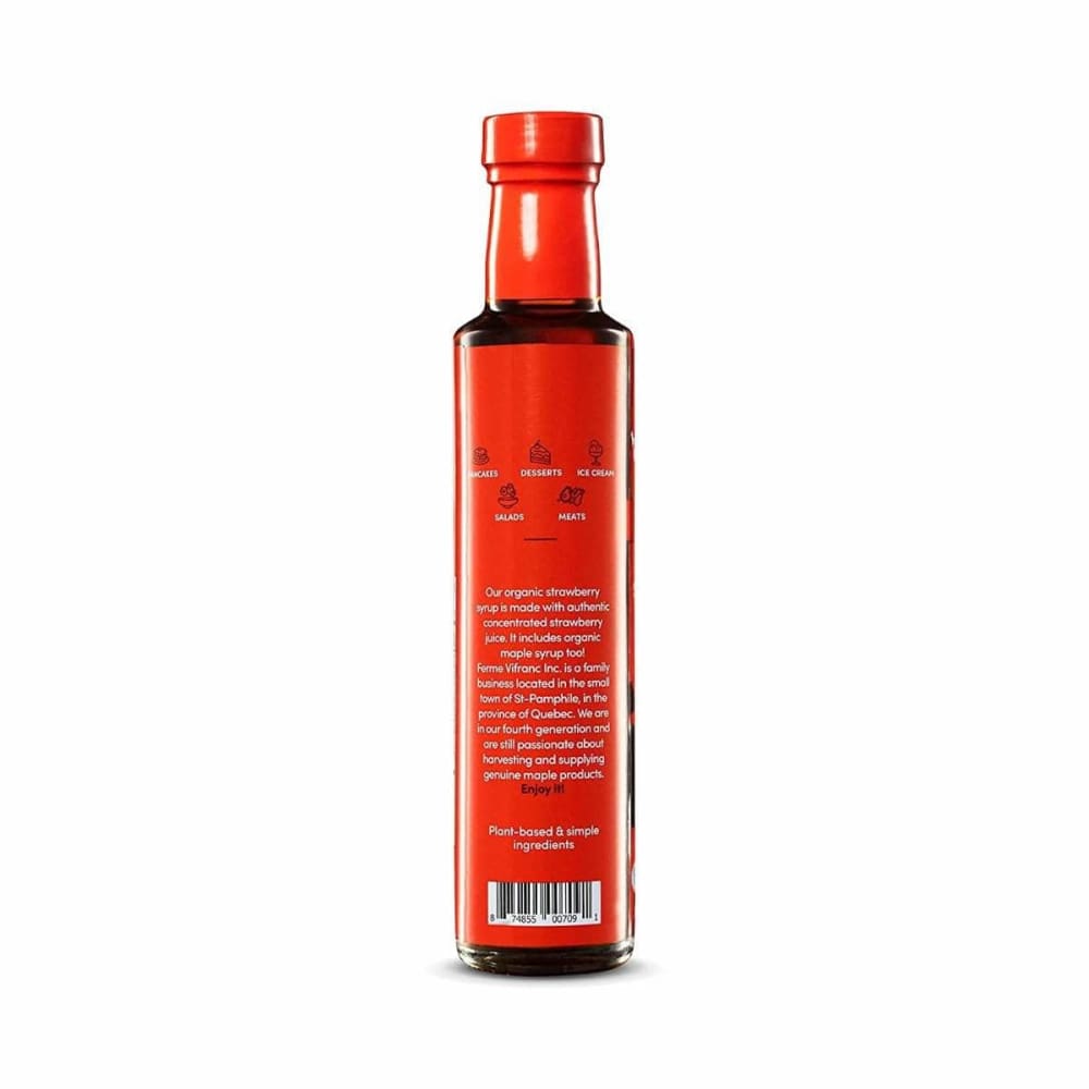 VIFRANC Vifranc Syrup Strawberry Org, 250 Ml