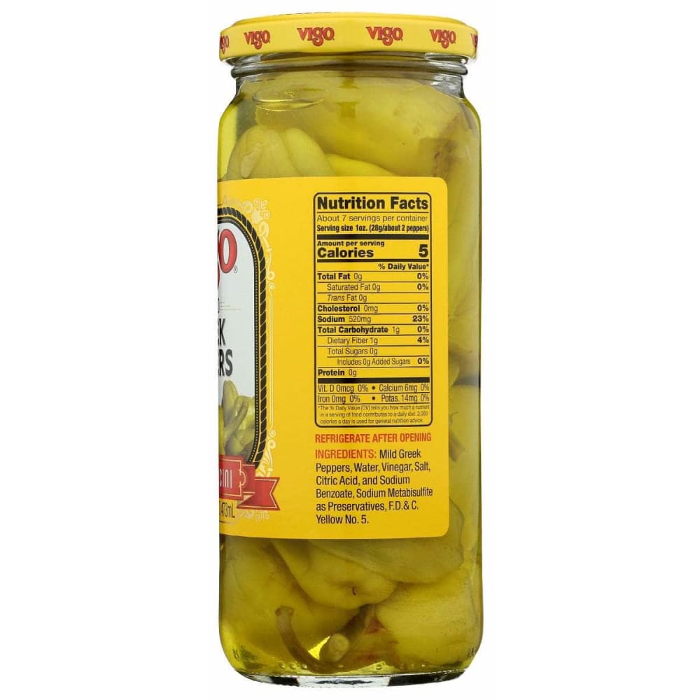 VIGO Grocery > Pantry > Condiments VIGO Pepper Greek, 16 oz