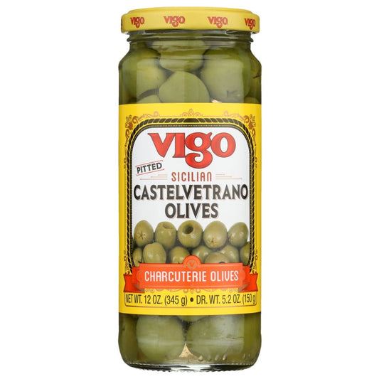 VIGO: Pitted Sicilian Castelvetrano Olives 12 oz (Pack of 5) - Grocery > Olives - VIGO