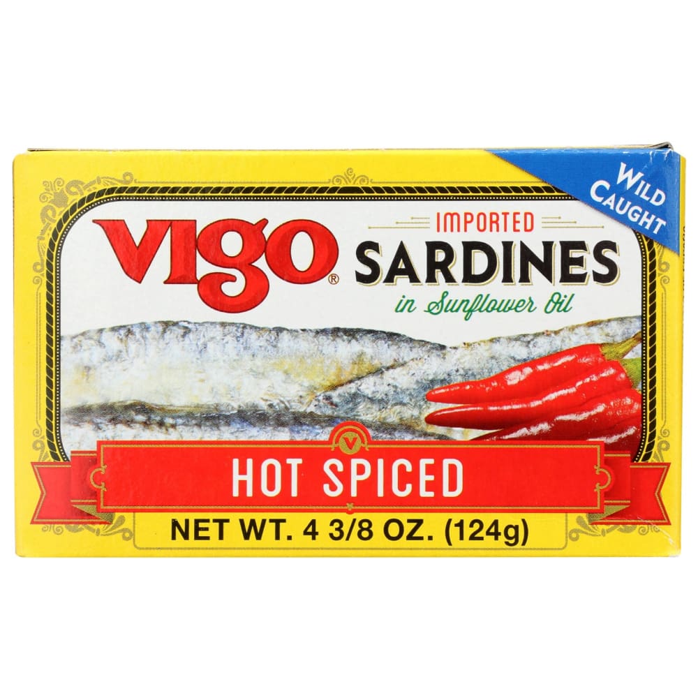 VIGO: Sardine Spiced 4.37 OZ (Pack of 5) - Grocery > Pantry > Meat Poultry & Seafood - VIGO